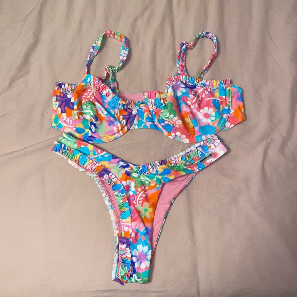 Blackbough Floral Bikini Set - Multicolor